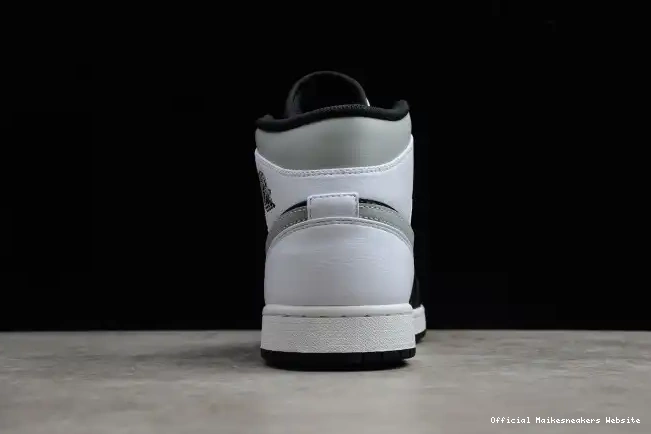 Official Maikesneakers AIR Jordan Mid 554724-073 Shadow White 1 0515